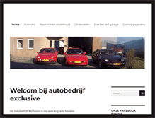 Tablet Screenshot of exclusive-classics.nl